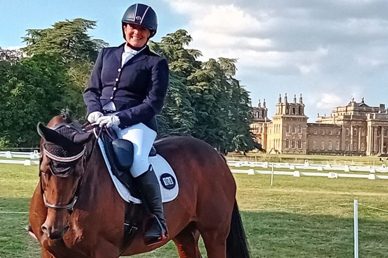 kat williams-jones profile at blenheim palace horse trials. Rider on horse at Blenheim Palace